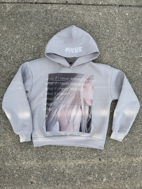 ‘WHAT IF?' HOODIE GRAY